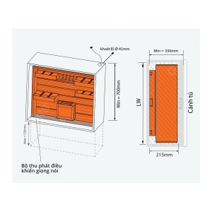 Giá Gia Vị Nâng Hạ Điện ML05X - GARIS