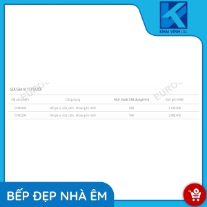 Giá Gia Vị Tủ Dưới EVM2260 - EUROGOLD