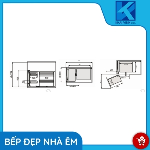 Giá Liên Hoàn Nan Dẹt Inox Mạ Crom - EPL101/EPL102 - EUROGOLD