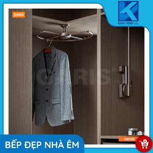 Giá Xoay, Treo Trần Góc Tủ Quần Áo 1 Tầng GW32R - GARIS
