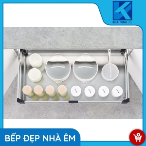 Giá Xoong Nồi Hộp 2 Lớp Đáy Âm Tủ EU131600 - EUROGOLD