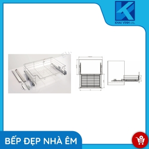 Giá Xoong Nồi Inox Nan Âm Tủ - Gắn Cánh EG6160 - EUROGOLD