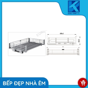 Giá Xoong Nồi Nan Oval Gắn Cánh EPV5060 - EUROGOLD