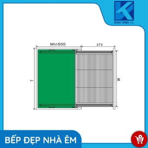 Giá Xoong Nồi Nan Vuông - Inox Mạ Crom CS-61 - GROB