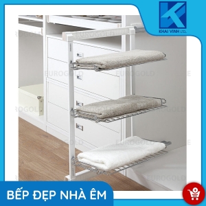 Kệ Để Đồ 3 Tầng - Ray Giảm Chấn EVA1000 - EUROGOLD 