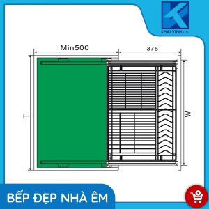 Giá Bát Đĩa Đa Năng Nan Dẹt GC304-60 - GROB