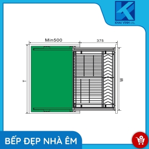 Kệ Đựng Bát Đĩa Đa Năng Nan Oval GO304-60 - GROB