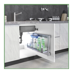 Kệ Đựng Chất Tẩy Rửa - Inox Hộp GHA-25L/R - GROB