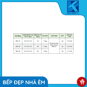 Kệ Gia Vị Điện Cảm Ứng Chạm GP1-70 - GROB