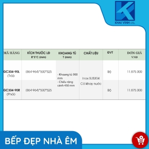 Kệ Góc Liên Hoàn Nan Dẹt GC304-90L/R - GROB