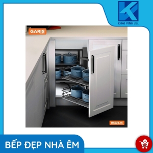 Kệ Góc Liên Hoàn Oval Màu Titan MC02N.45 - GARIS