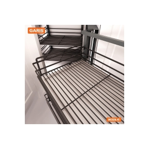 Kệ Góc Liên Hoàn Oval Màu Titan MC02N.45 - GARIS