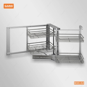 Kệ Góc Liên Hoàn Thông Minh Nan Dẹt MC02E.45L/R - GARIS