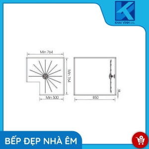 Kệ Vắt Quần Áo Treo Đỉnh HM-16 - GROB
