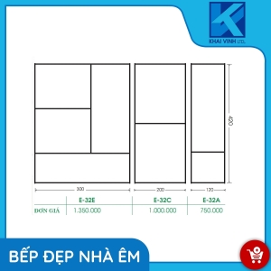 Khay Chia Nhôm Cho Ngăn Kéo Gỗ E-32E - GROB