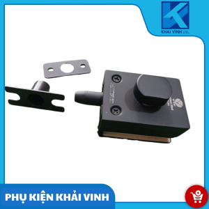 Khóa kính đơn HMR đen khắc VVP bóng 088.1