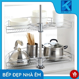 Mâm Xoay Inox 304 Nan Tròn 180° - EP180C - EUROGOLD