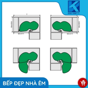 Mâm Xoay Lá GX304-90L/R - GROB