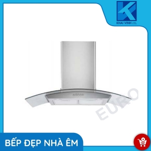 Máy Hút Mùi Kính Cong Mặt Kính Trắng EUH02370 - EUROGOLD