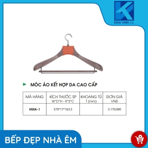 Móc Áo Kết Hợp Da Cao Cấp HMA-1 - GROB