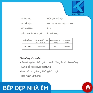 Móc Treo Cà Vạt, Thắt Lưng Nệm Cao Su GA-12.1 - GROB