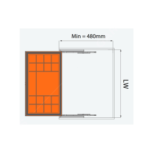 Ngăn Kéo Chia Ô Để Đồ Lót GW08R - GARIS