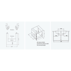 Ngăn Kéo Chữ U GT8 - GARIS