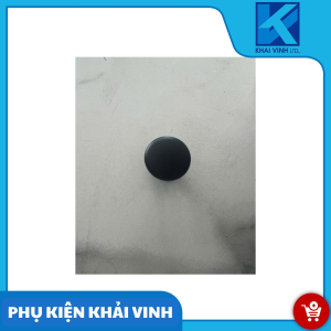 Núm tủ đen tròn 