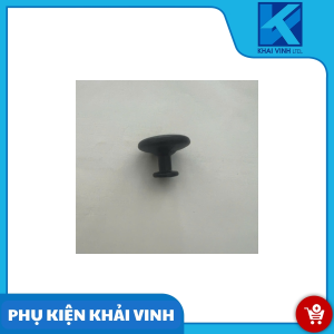 Núm tủ đen tròn 