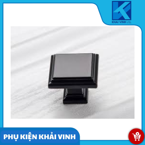 Núm tủ đen vuông