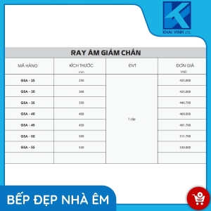 Ray Âm Giảm Chấn GSA-25 - GROB