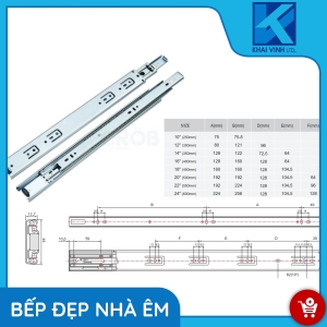 Ray Bi 3 Tầng Không Giảm Chấn GSC-25 - GROB