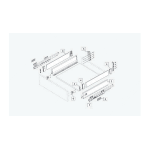 Ray Hộp Gigabox 2 Mặt - Thành Cao Vách Kính GT12.50 - GARIS