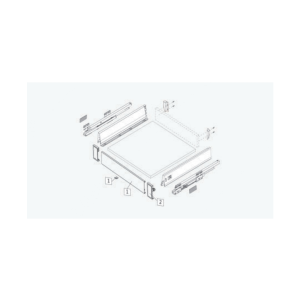 Ray Hộp Gigabox 3 Mặt Thành Thấp GT5 - GARIS