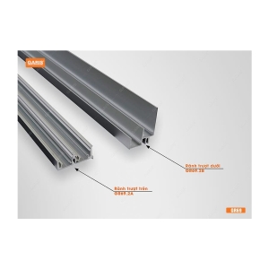 Ray Trượt Cửa Lùa Treo - Cánh Phủ Khung GR69 - GARIS