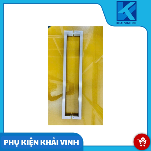Tay kính inox chữ nhật (20x40x600) dày 1.2L