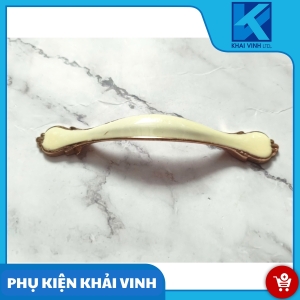 Tay nắm tủ 1801 trắng 1T tim 96