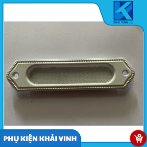 Tay nắm tủ âm lùa nhôm sữa