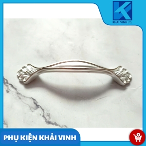Tay nắm tủ B257 trắng bạc 1T tim 96