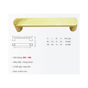 Tay Nắm Tủ GH-108 - GROB
