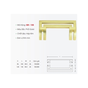 Tay Nắm Tủ GH-12S - GROB