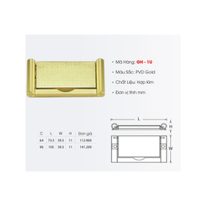 Tay Nắm Tủ GH-1U - GROB