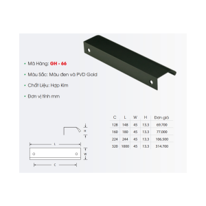 Tay Nắm Tủ GH-66 - GROB