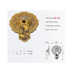 Tay Nắm Tủ GH-B8 - GROB