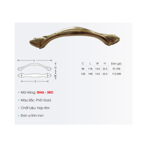 Tay Nắm Tủ GHA-38C - GROB