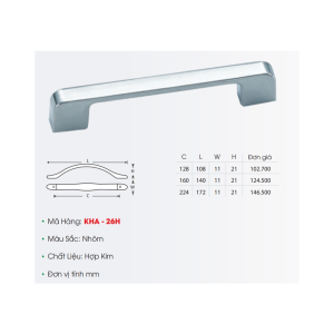 Tay Nắm Tủ KHA-26H - GROB