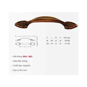 Tay Nắm Tủ KHA-56C - GROB