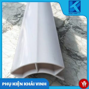 Thanh dưỡng nhựa bo cong R50 PVC