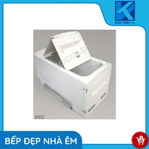 Thùng Gạo Đôi Đa Năng - Gắn Cánh, Âm Tủ B331 - EUROGOLD