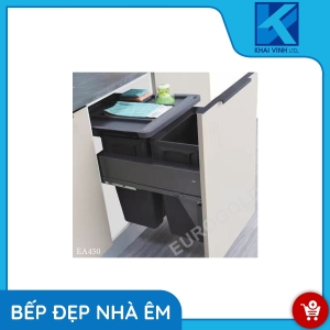 Thùng Rác Âm Tủ Giảm Chấn Cao Cấp BA400 - EUROGOLD